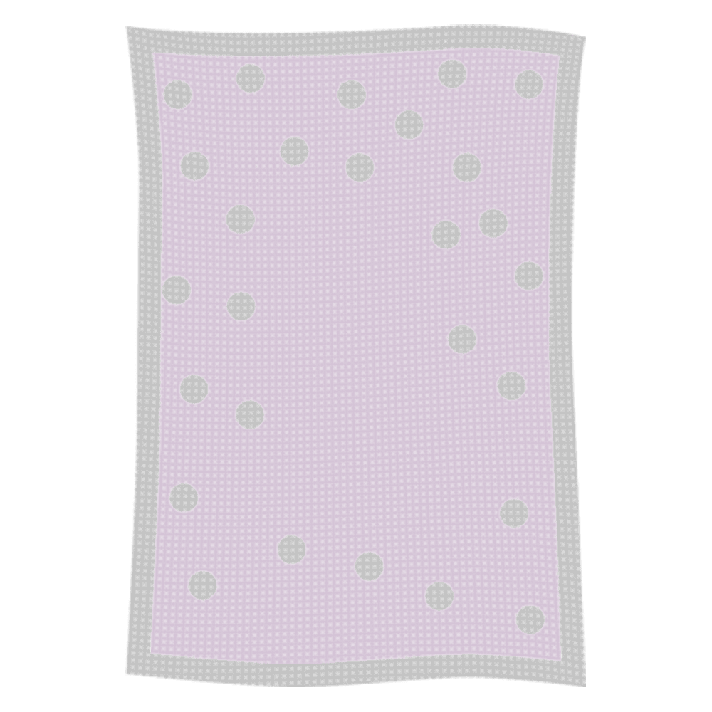 Metallic Polka Dot Initial & Name Blanket - Image 41