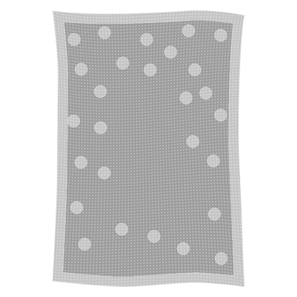 Metallic Polka Dot Initial & Name Blanket - Image 33