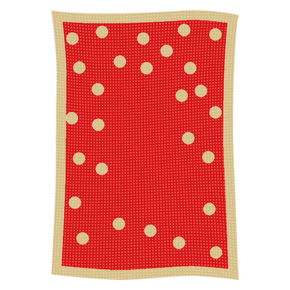 Metallic Polka Dot Initial & Name Blanket - Image 24
