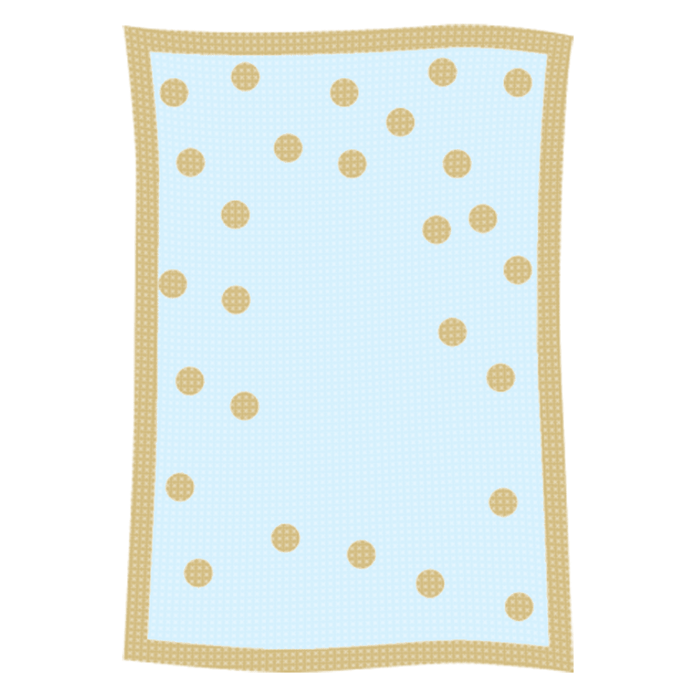 Metallic Polka Dot Initial & Name Blanket - Image 25