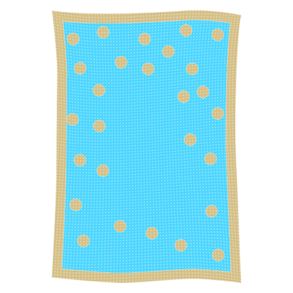 Metallic Polka Dot Initial & Name Blanket - Image 26