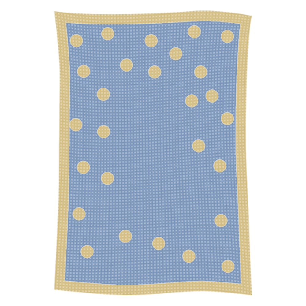 Metallic Polka Dot Initial & Name Blanket - Image 27