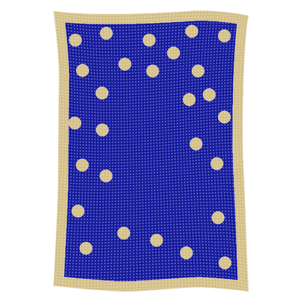 Metallic Polka Dot Initial & Name Blanket - Image 28
