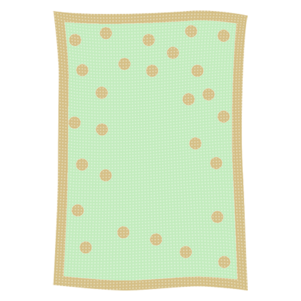 Metallic Polka Dot Initial & Name Blanket - Image 16