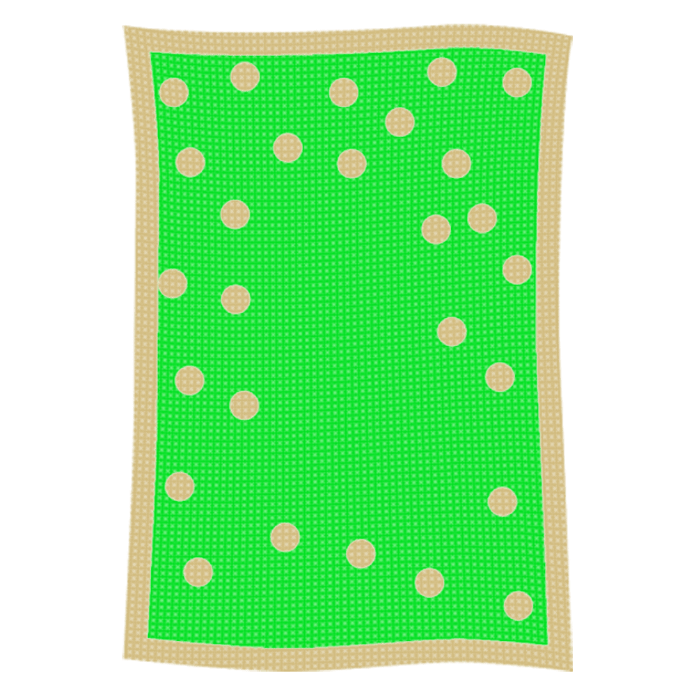 Metallic Polka Dot Initial & Name Blanket - Image 17