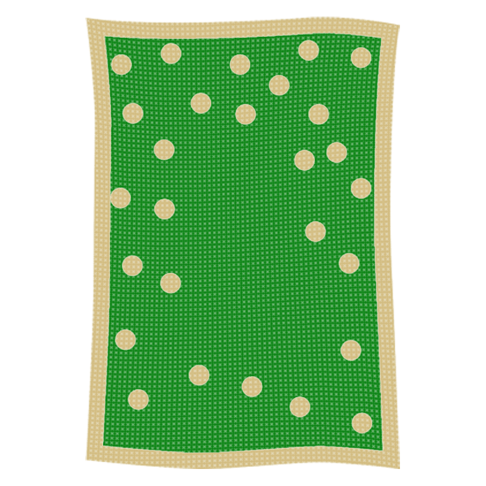 Metallic Polka Dot Initial & Name Blanket - Image 18