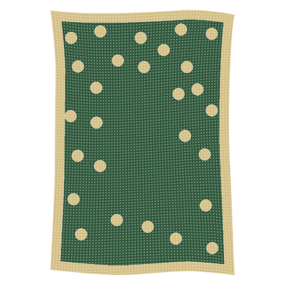 Metallic Polka Dot Initial & Name Blanket - Image 19