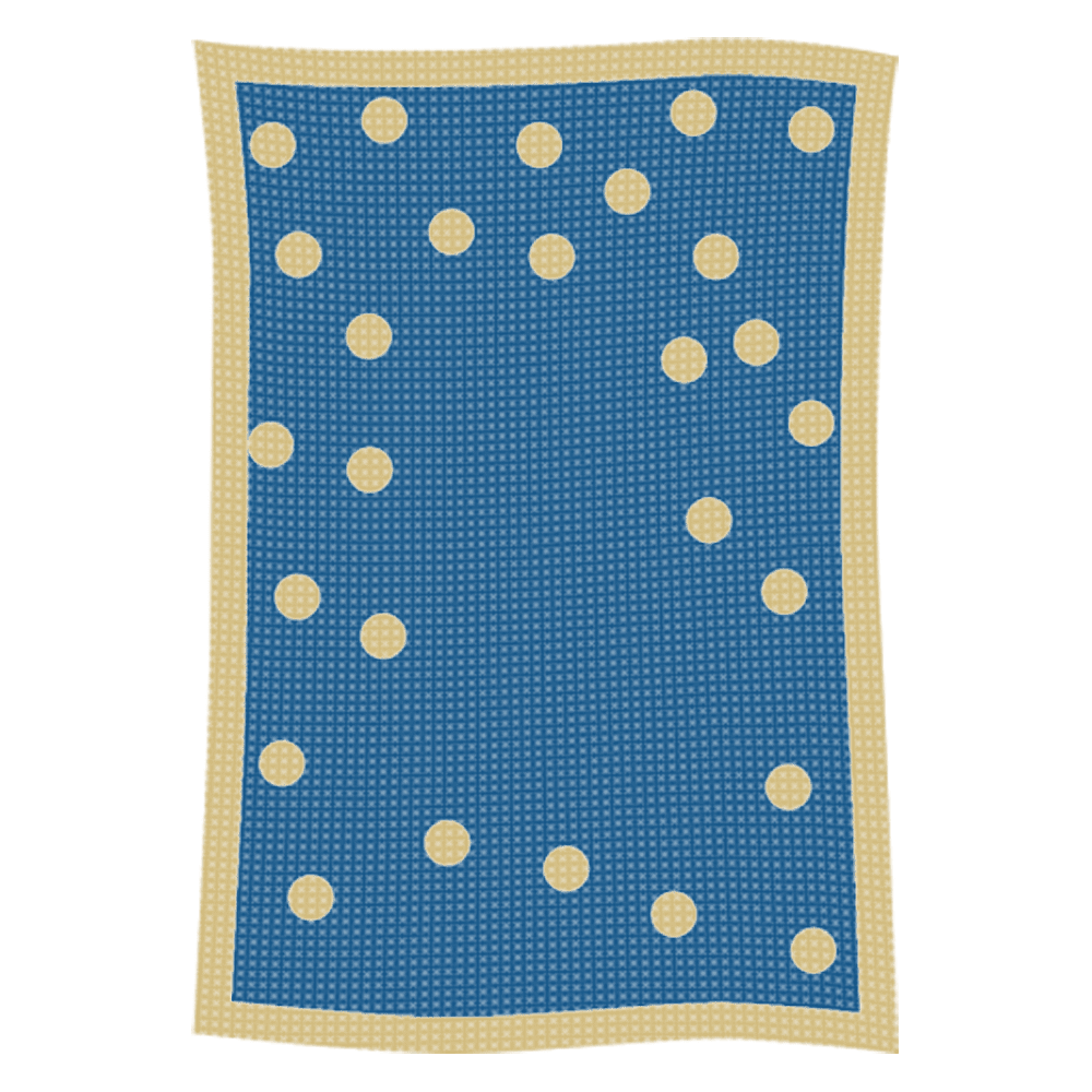 Metallic Polka Dot Initial & Name Blanket - Image 20