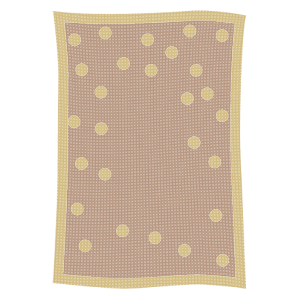 Metallic Polka Dot Initial & Name Blanket - Image 21