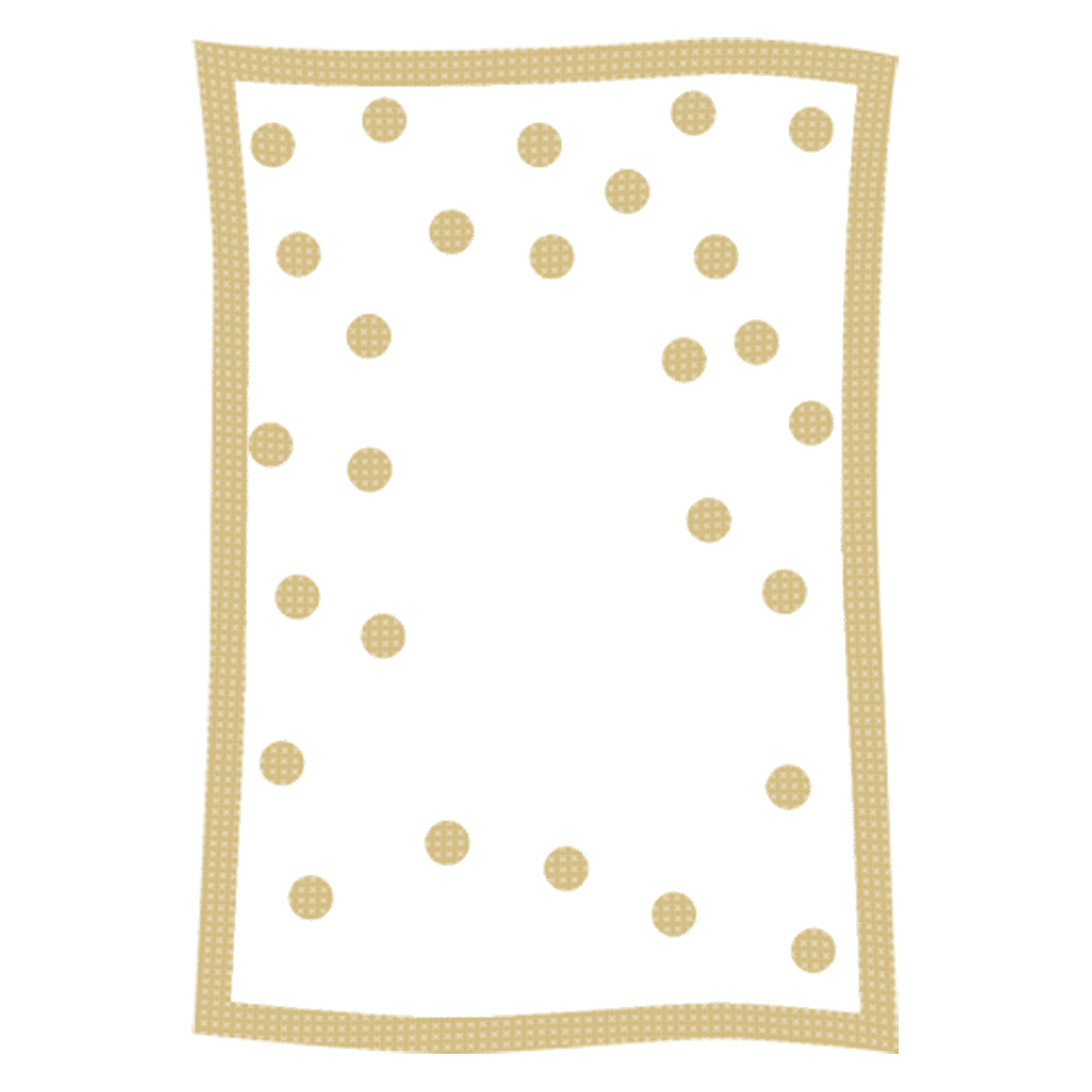 Metallic Polka Dot Initial & Name Blanket - Image 2