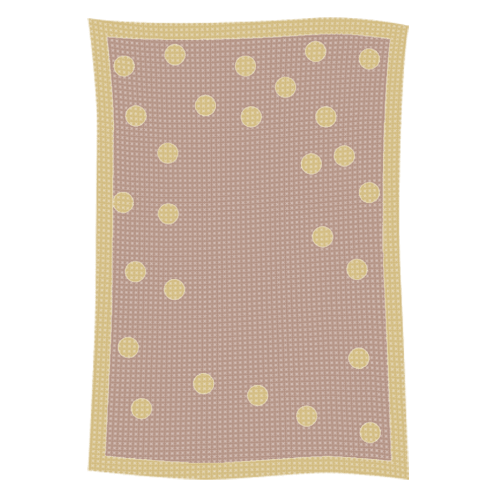 Metallic Polka Dot Initial & Name Blanket - Image 9