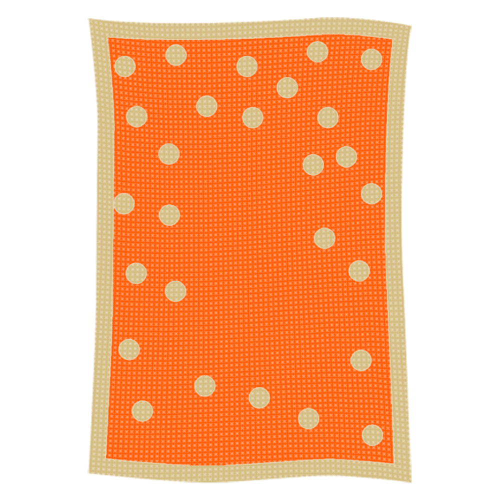 Metallic Polka Dot Initial & Name Blanket - Image 10