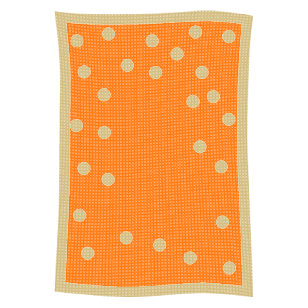 Metallic Polka Dot Initial & Name Blanket - Image 11