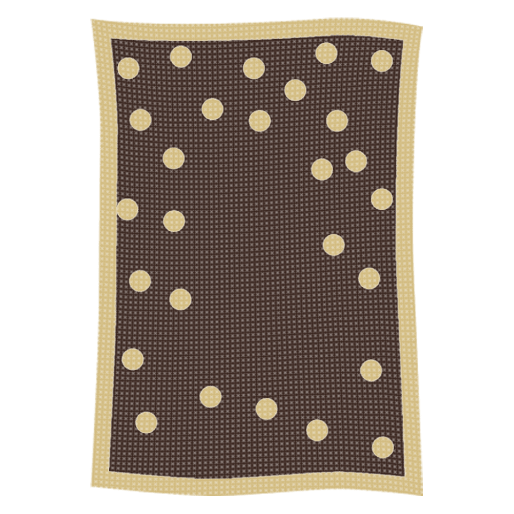 Metallic Polka Dot Initial & Name Blanket - Image 12