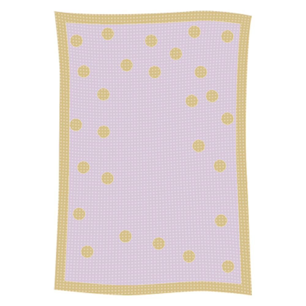Metallic Polka Dot Initial & Name Blanket - Image 13