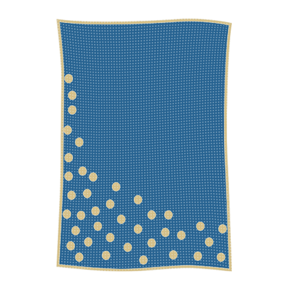 Metallic Sprinkled Dots Name Blanket - Image 57