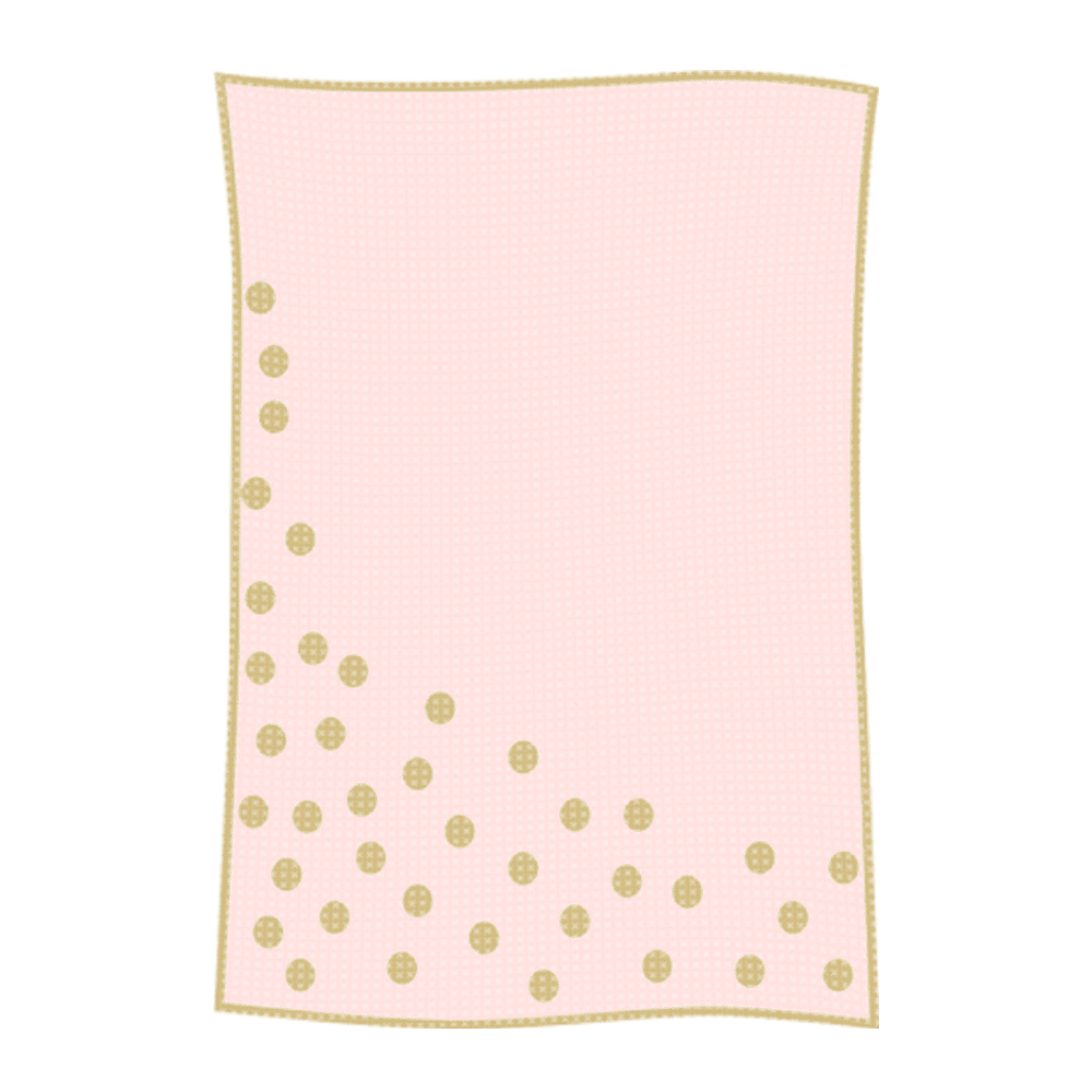 Metallic Sprinkled Dots Name Blanket - Image 42