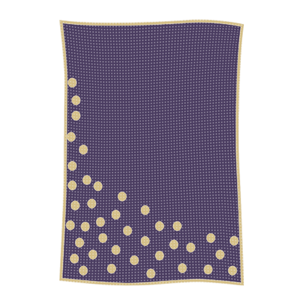 Metallic Sprinkled Dots Name Blanket - Image 51