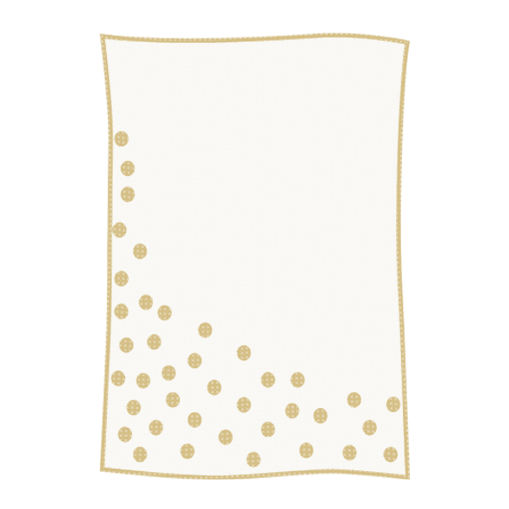 Metallic Sprinkled Dots Name Blanket - Image 31