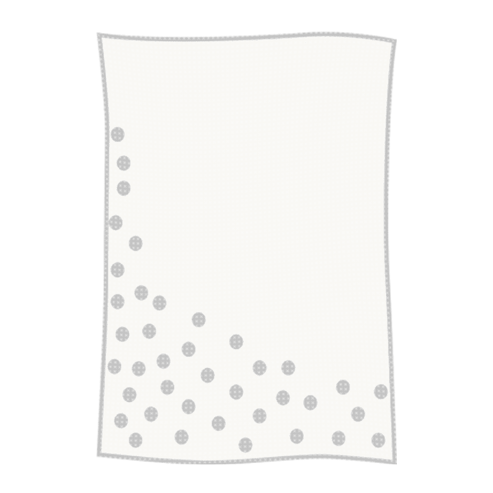 Metallic Sprinkled Dots Name Blanket - Image 3