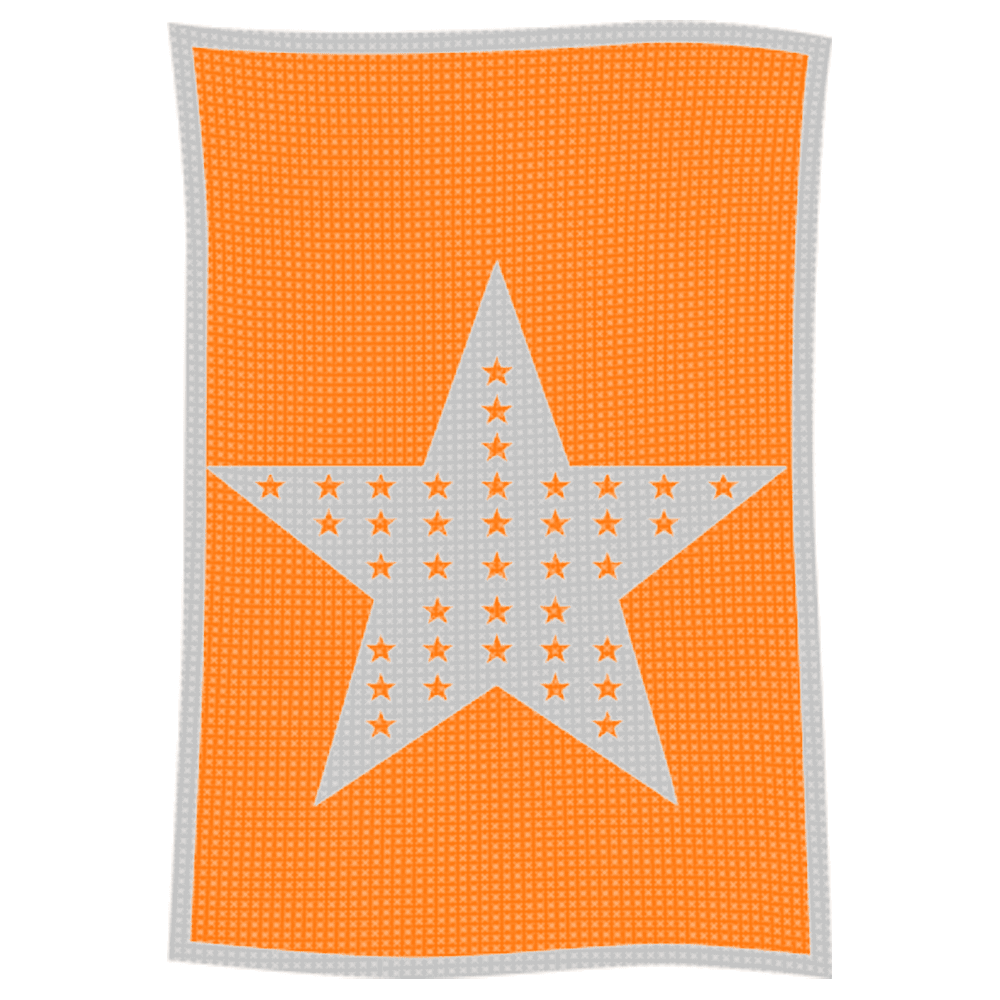 Metallic Star on Star Name Blanket - Image 40