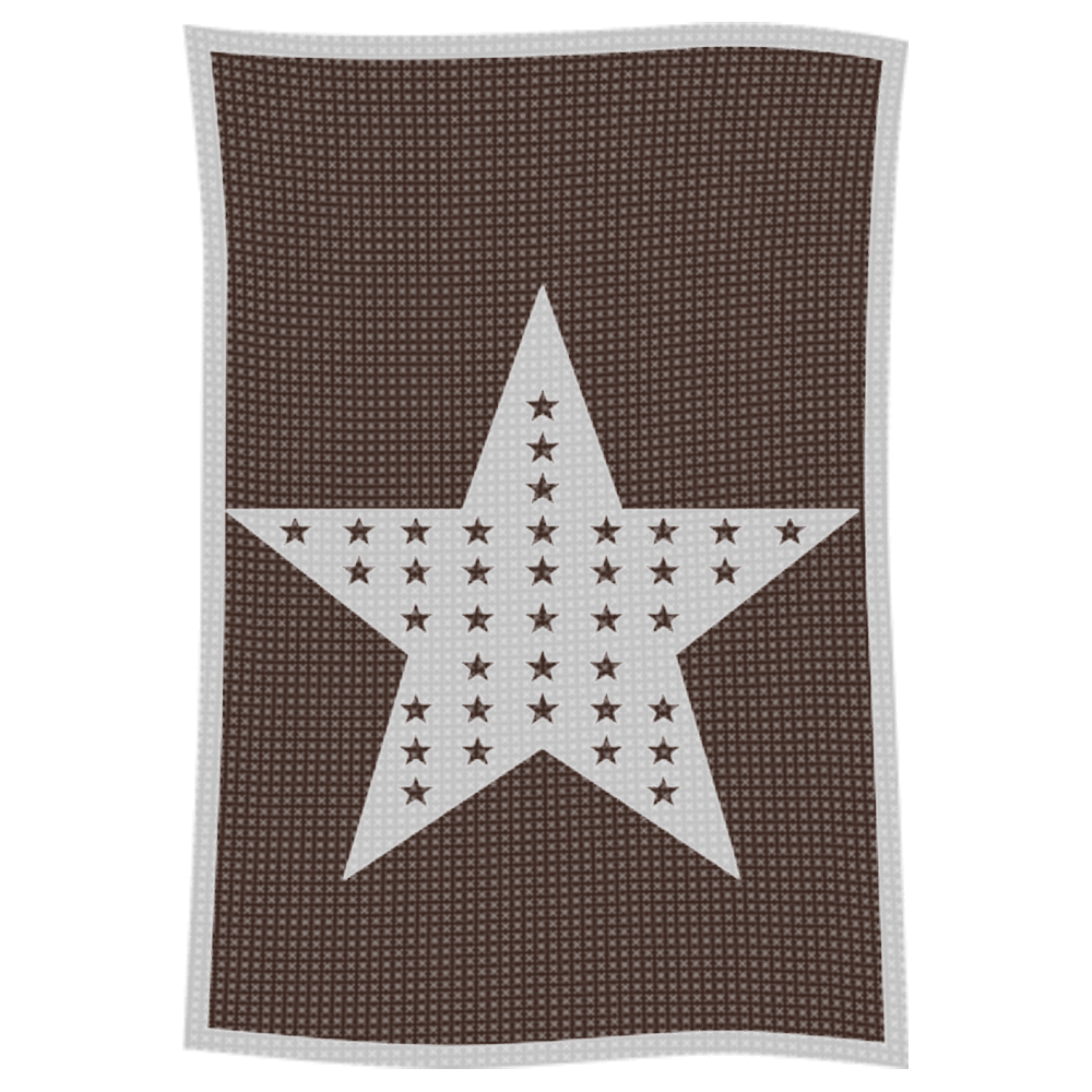 Metallic Star on Star Name Blanket - Image 41