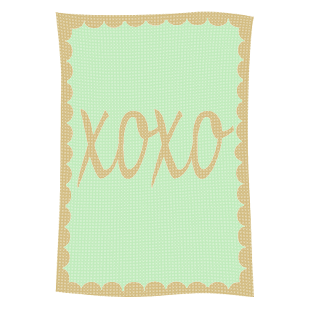 Metallic Hugs & Kisses Name Blanket - Image 37