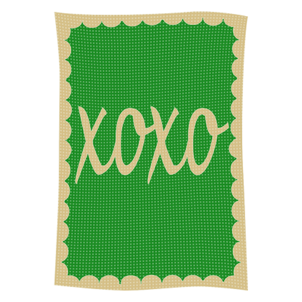 Metallic Hugs & Kisses Name Blanket - Image 35