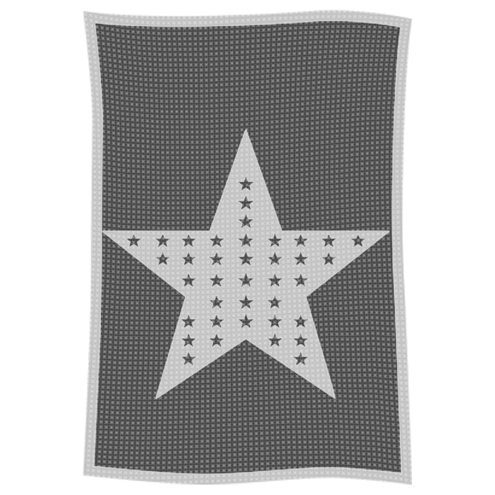 Metallic Star on Star Name Blanket - Image 32