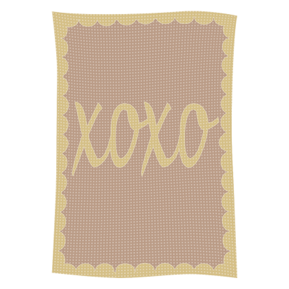 Metallic Hugs & Kisses Name Blanket - Image 32