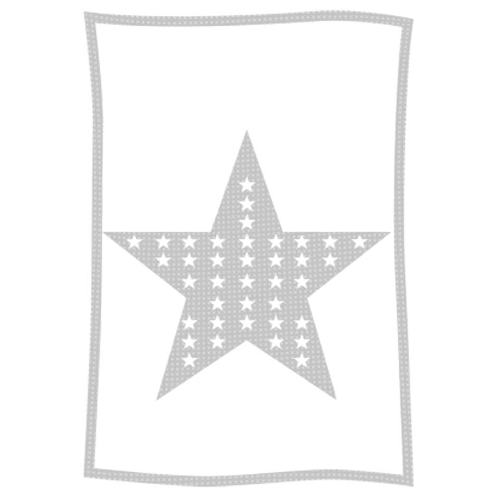 Metallic Star on Star Name Blanket - Image 31
