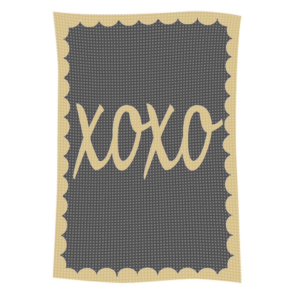 Metallic Hugs & Kisses Name Blanket - Image 56