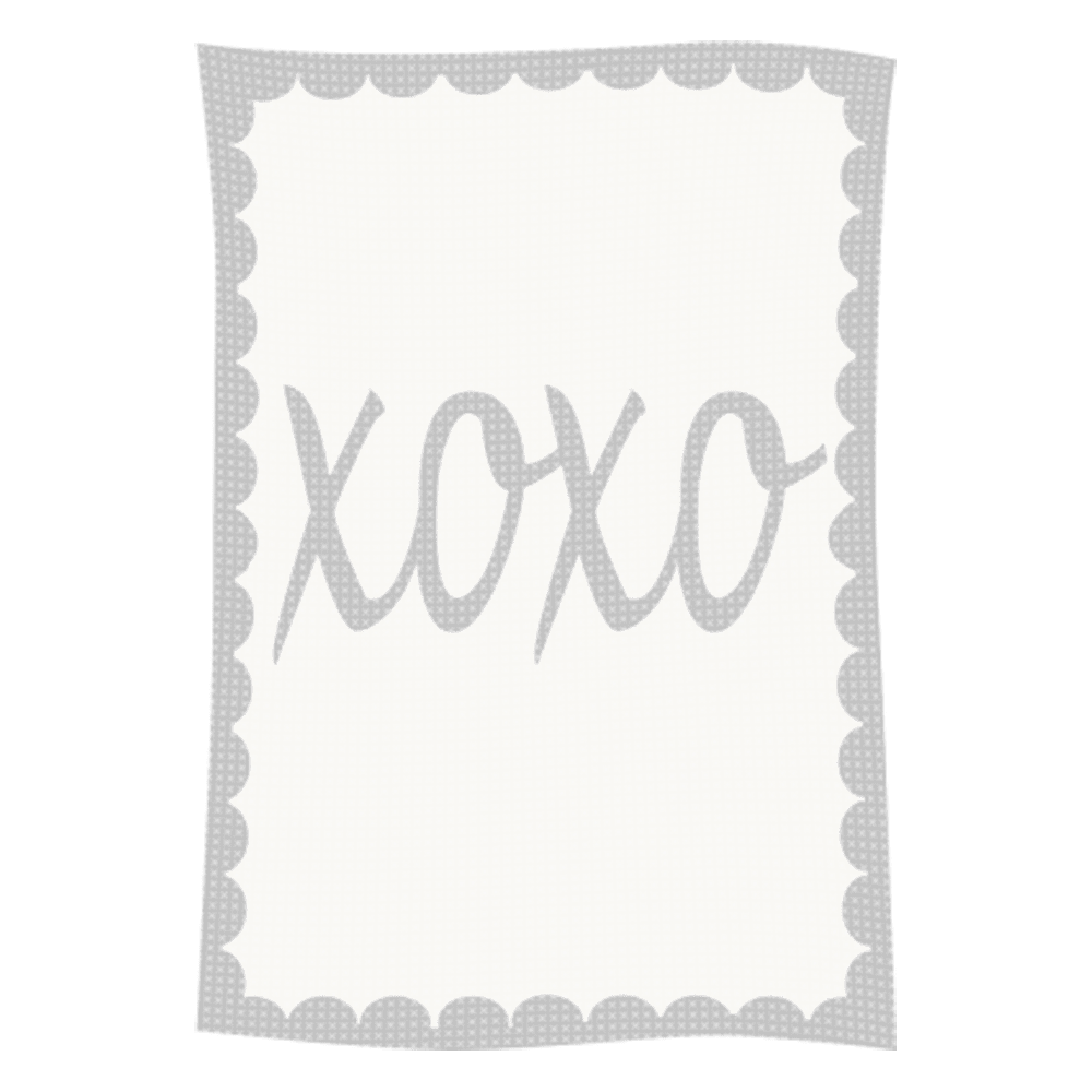 Metallic Hugs & Kisses Name Blanket - Image 31