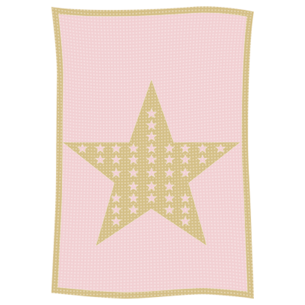 Metallic Star on Star Name Blanket - Image 30