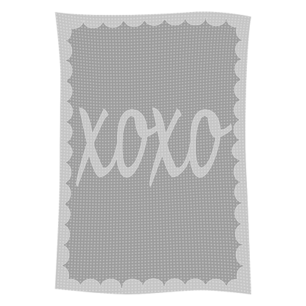 Metallic Hugs & Kisses Name Blanket - Image 30