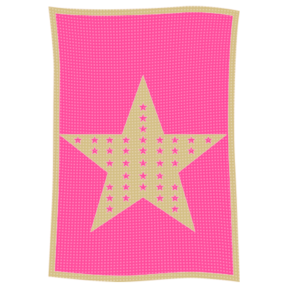 Metallic Star on Star Name Blanket - Image 20
