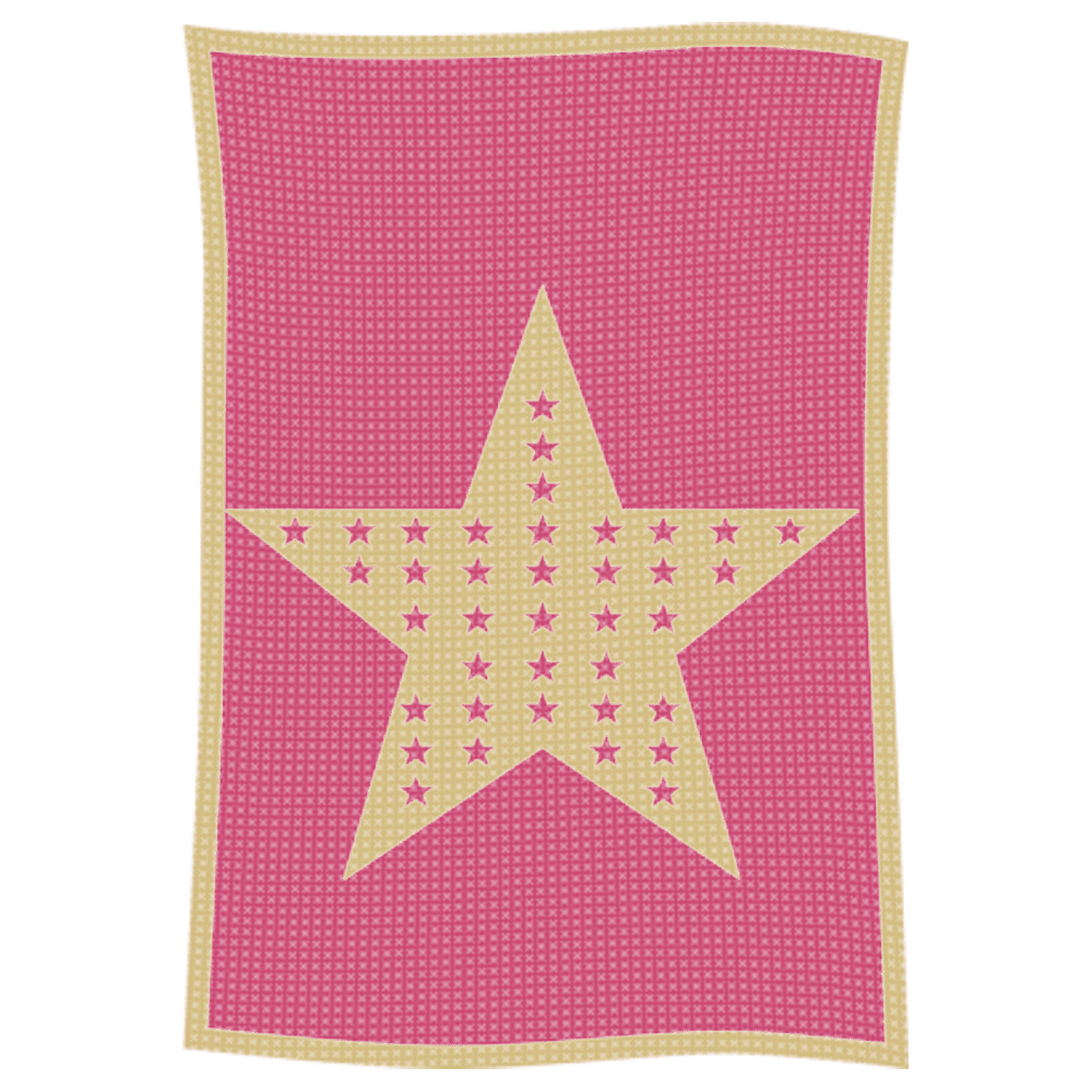 Metallic Star on Star Name Blanket - Image 21