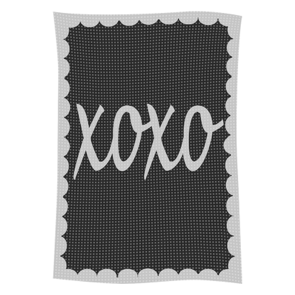 Metallic Hugs & Kisses Name Blanket - Image 28