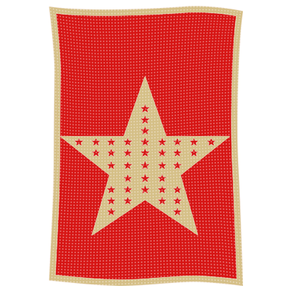 Metallic Star on Star Name Blanket - Image 22