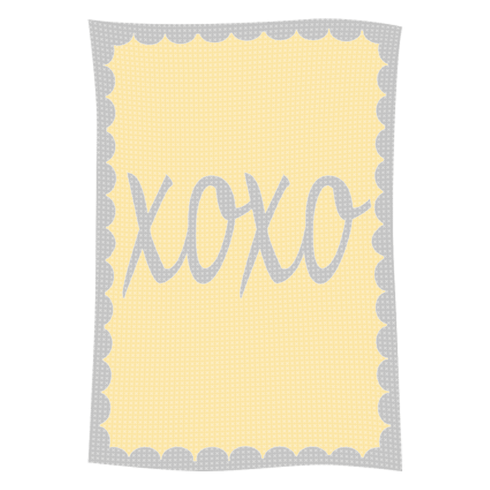 Metallic Hugs & Kisses Name Blanket - Image 27