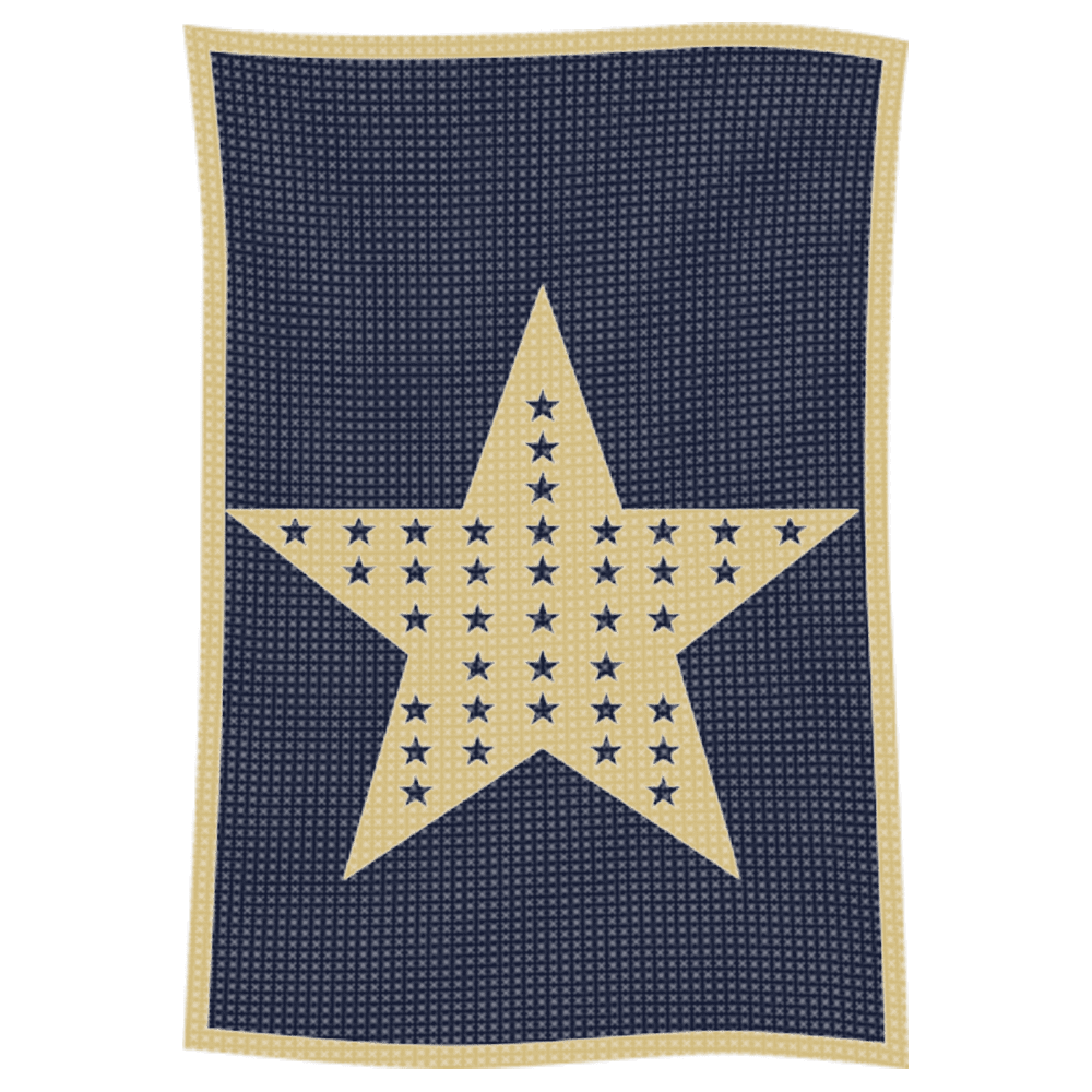 Metallic Star on Star Name Blanket - Image 28