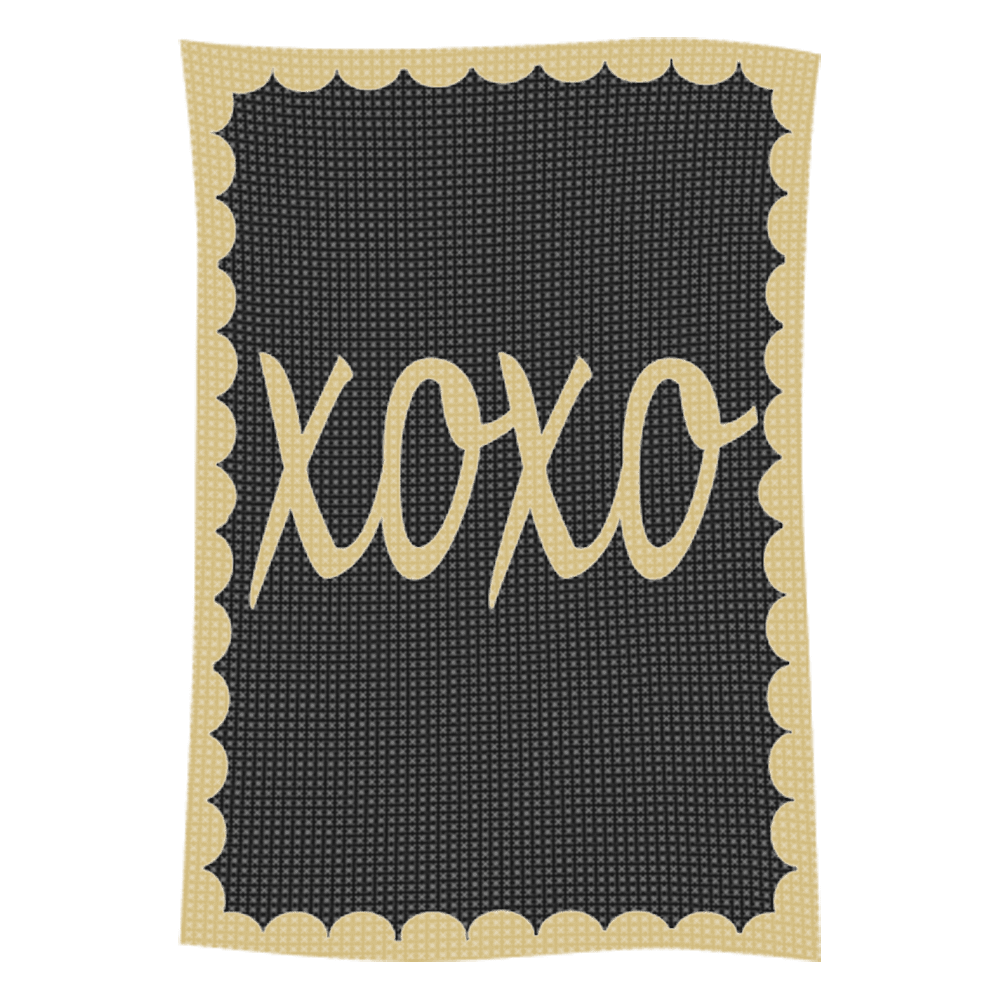 Metallic Hugs & Kisses Name Blanket - Image 55