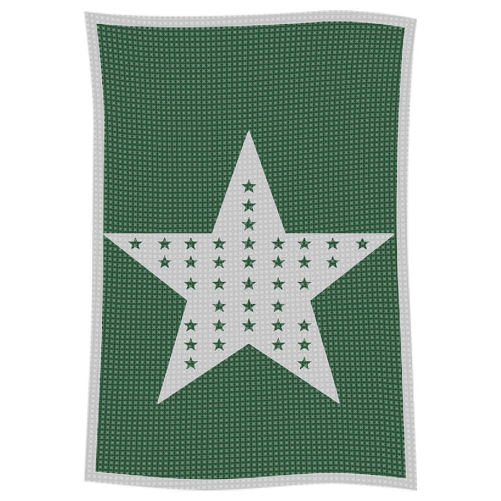 Metallic Star on Star Name Blanket - Image 57