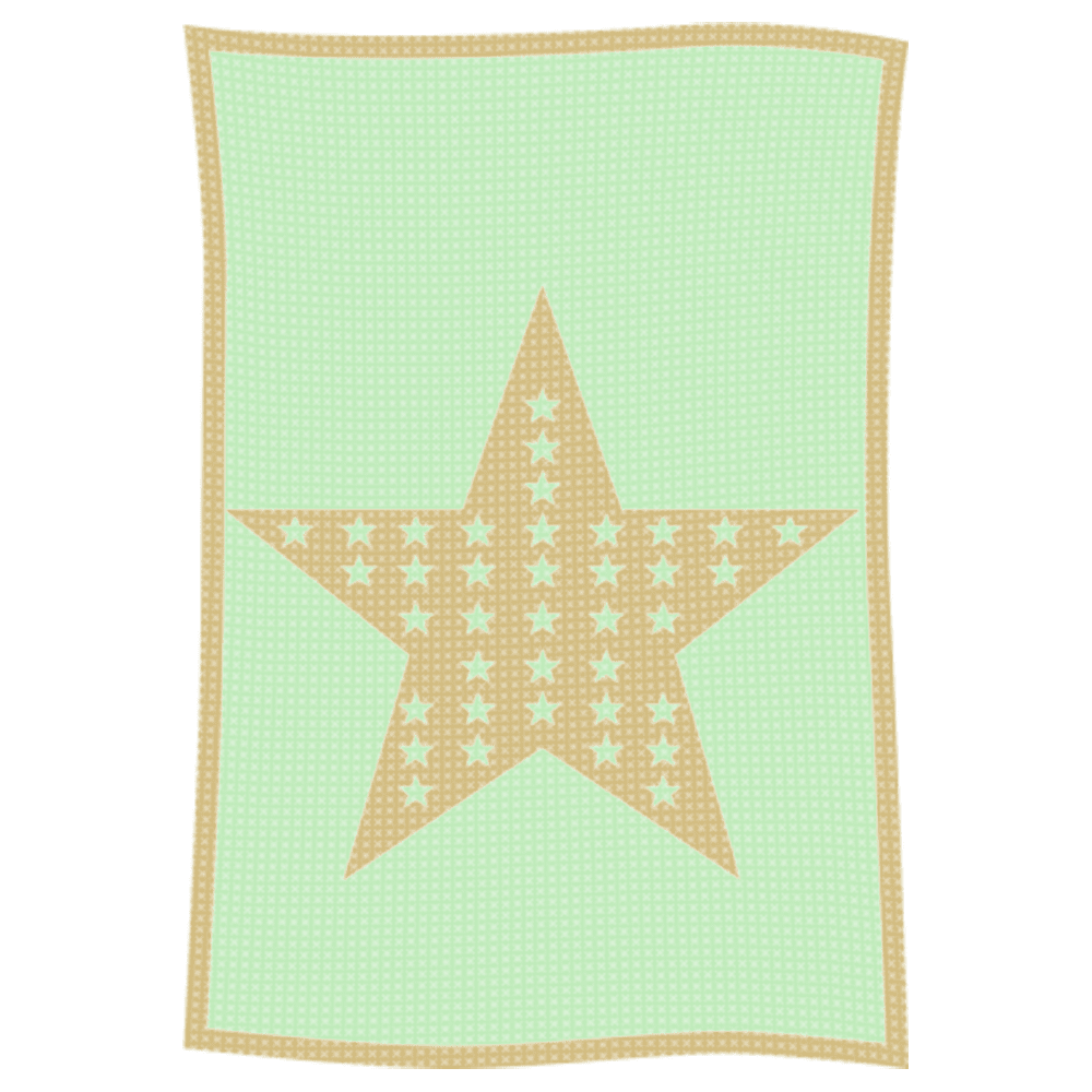 Metallic Star on Star Name Blanket - Image 29