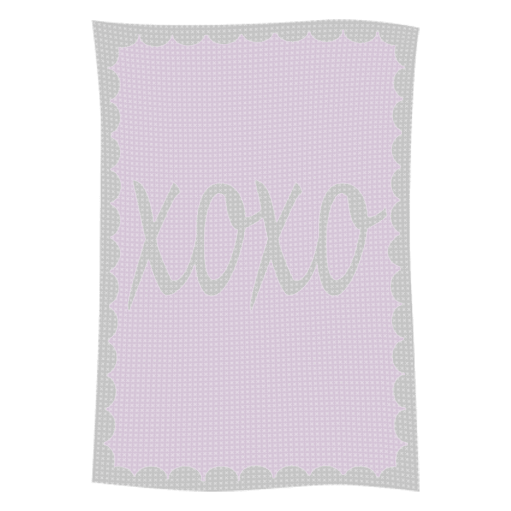 Metallic Hugs & Kisses Name Blanket - Image 21