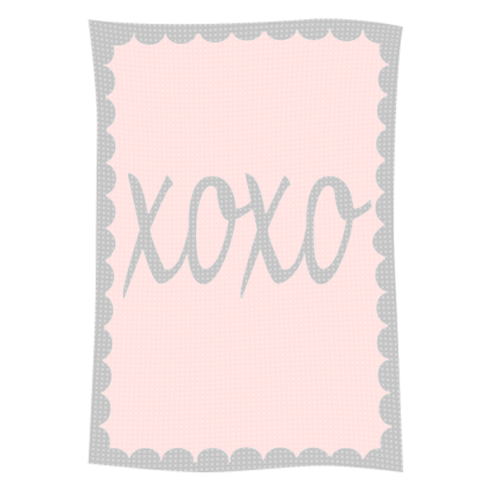 Metallic Hugs & Kisses Name Blanket - Image 20