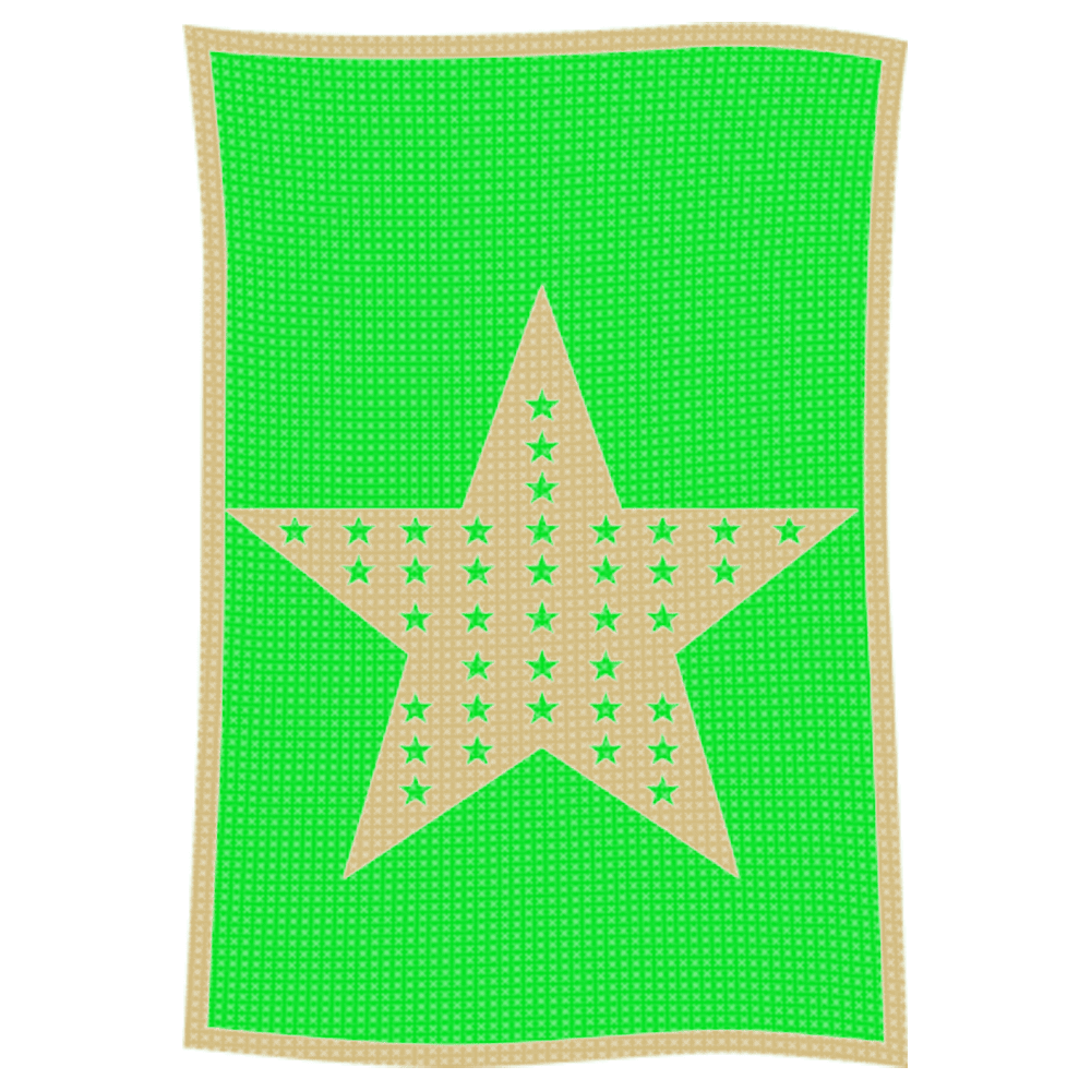 Metallic Star on Star Name Blanket - Image 15