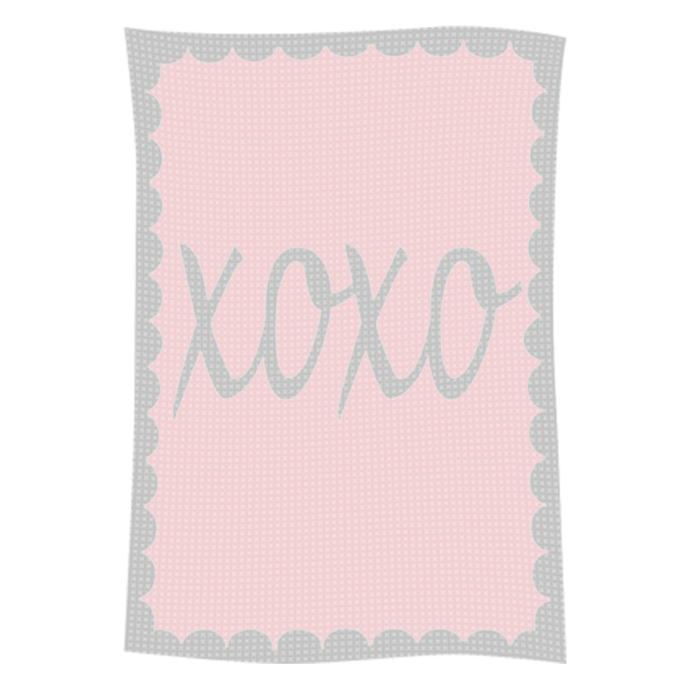 Metallic Hugs & Kisses Name Blanket - Image 19