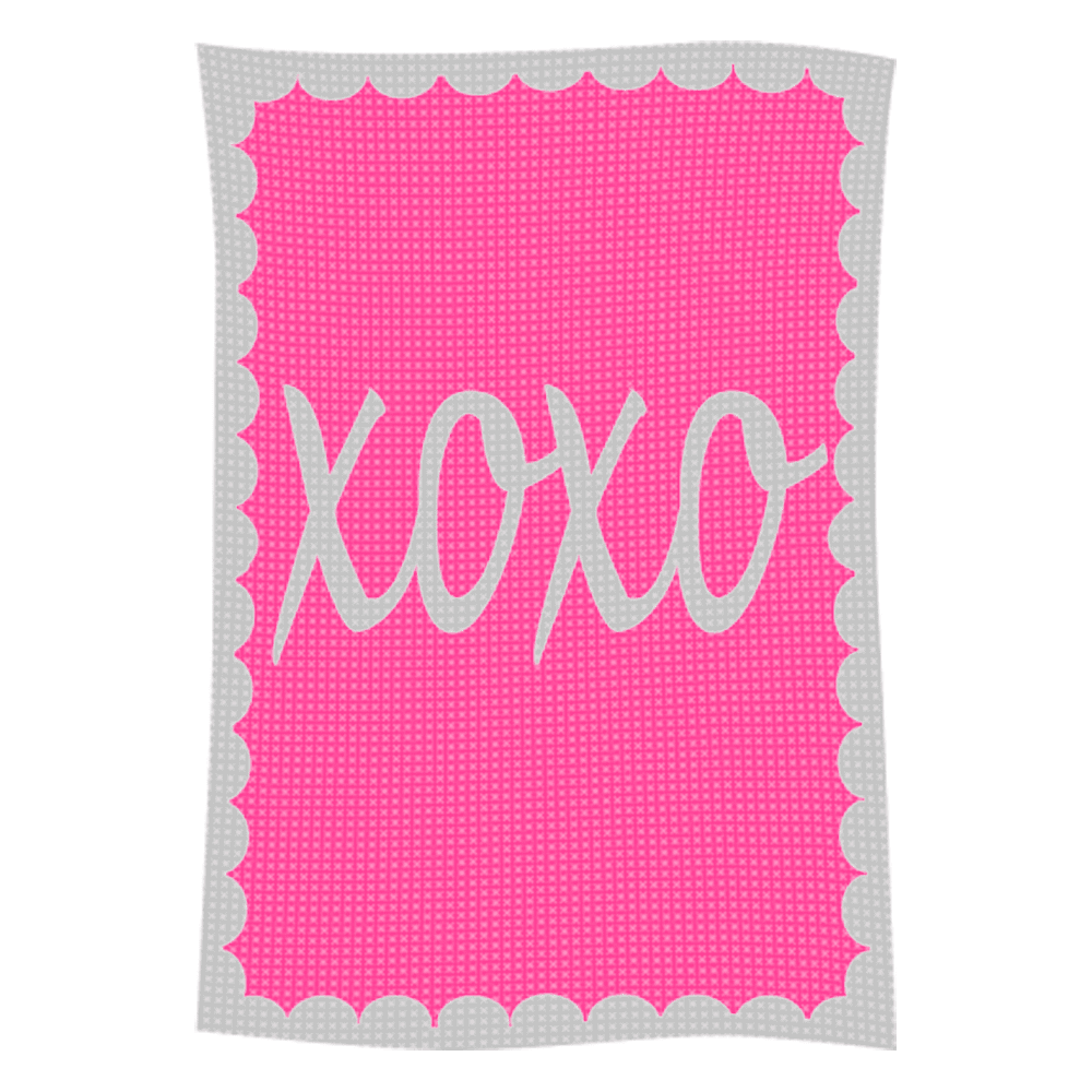 Metallic Hugs & Kisses Name Blanket - Image 18