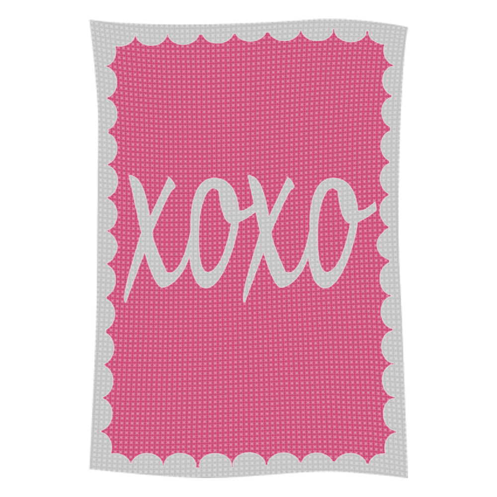 Metallic Hugs & Kisses Name Blanket - Image 17